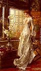 Window Paintings - At The Window by Conrad Kiesel